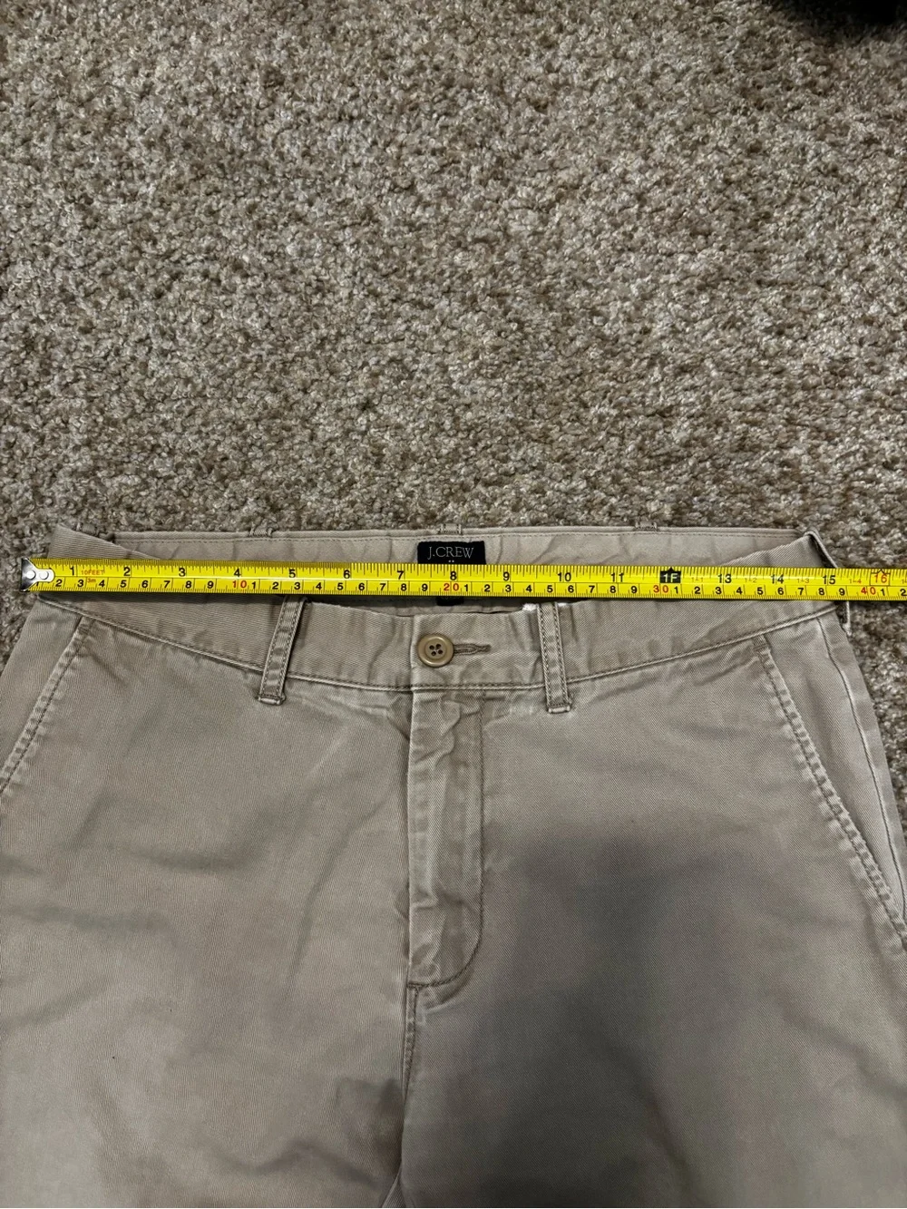 J. Crew The Driggs Men's Chinos in Khaki Tan